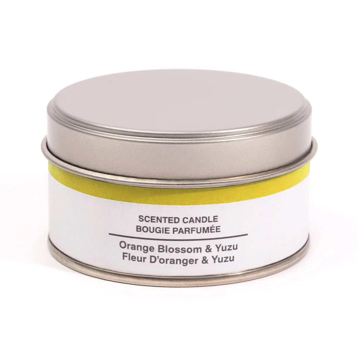 Bougie Métal ‐ Fleur d'oranger et yuzu