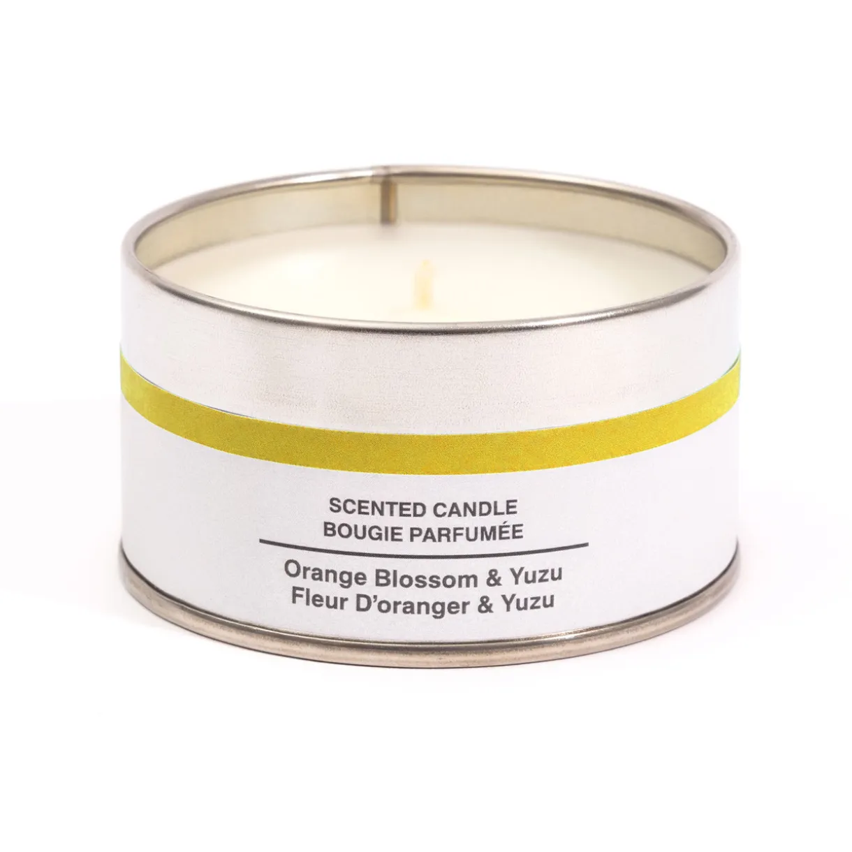 Bougie Métal ‐ Fleur d'oranger et yuzu