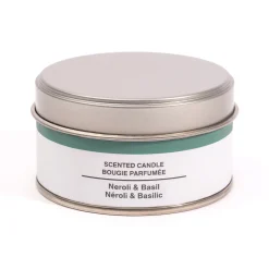 Bougie Métal  ‐ Néroli et Basilic
