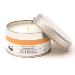 Bougie Métal ‐ Prune et thé Oolong
