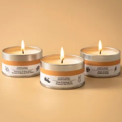 Bougie Métal ‐ Prune et thé Oolong