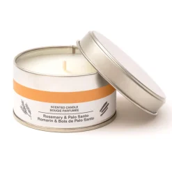Bougie Métal ‐ Romarin et palo santo