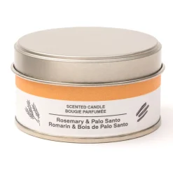 Bougie Métal ‐ Romarin et palo santo