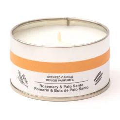 Bougie Métal ‐ Romarin et palo santo
