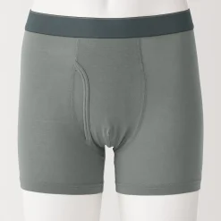 Boxer avec ouverture frontale en lyocell pour homme.