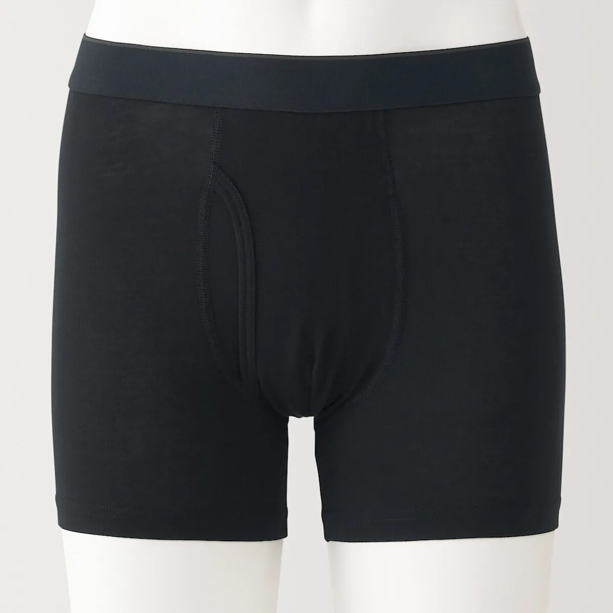 Boxer avec ouverture frontale en lyocell pour homme.