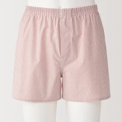 Boxers à ouverture frontale en pur coton pour homme