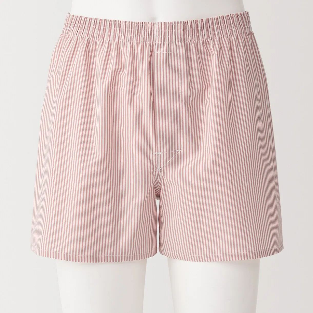 Boxers à ouverture frontale en pur coton pour homme