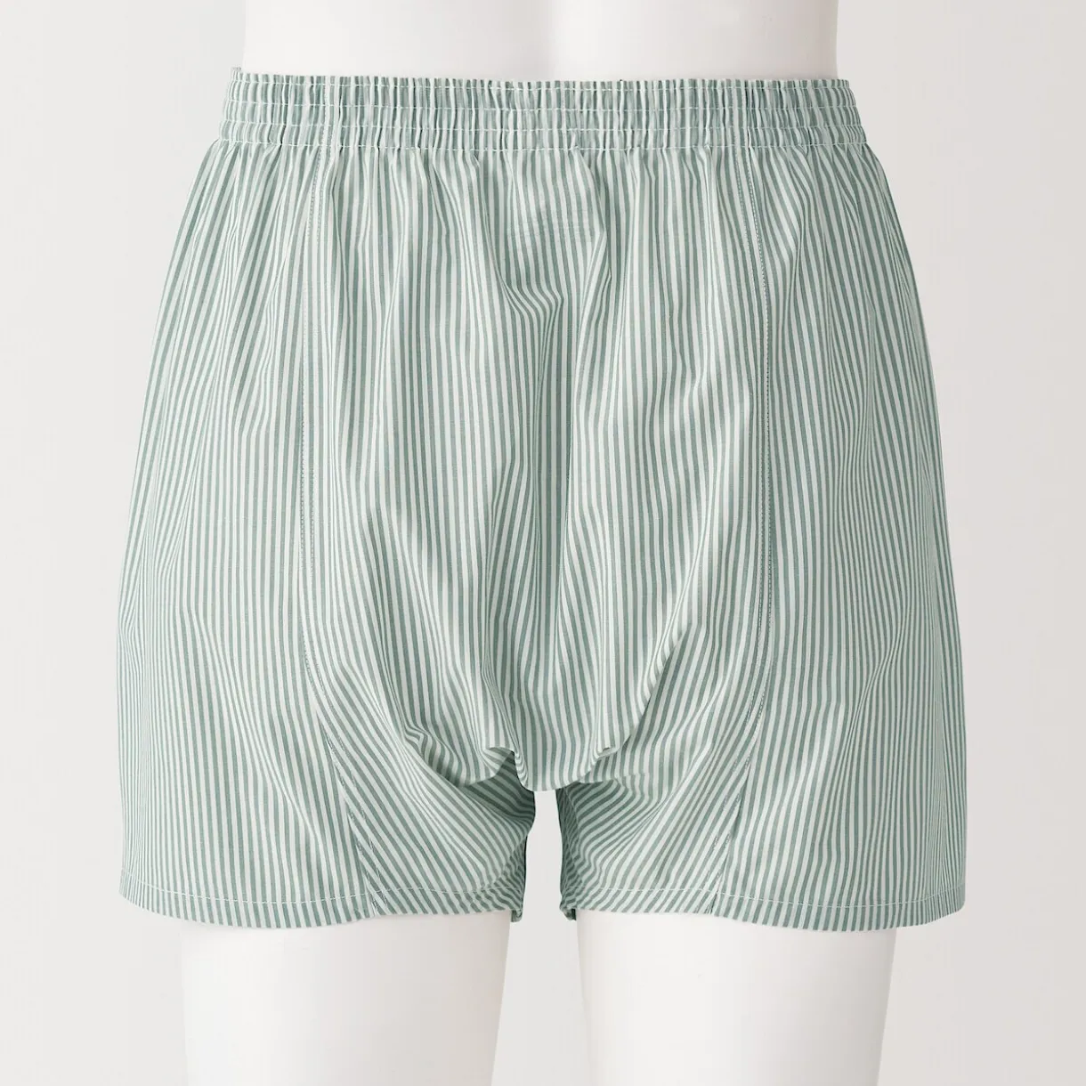 Boxers à ouverture frontale en pur coton pour homme