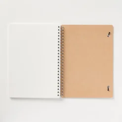 Cahier double spirale papier à points A5