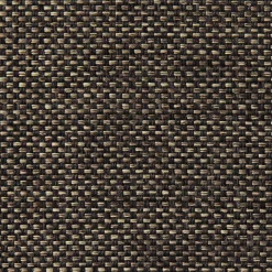 Canapé en polyester tissé sans accoudoirs ‐ 3 places, Marron