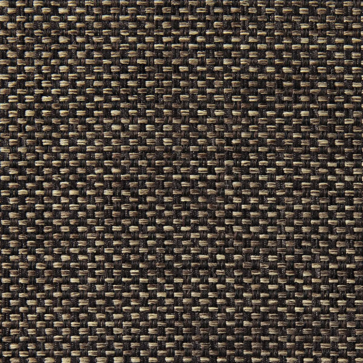 Canapé en polyester tissé sans accoudoirs ‐ 3 places, Marron