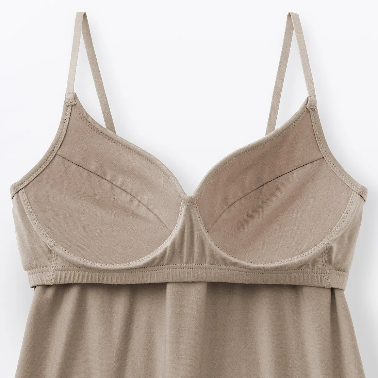 Caraco à soutien intégré en mélange de lyocell pour femme