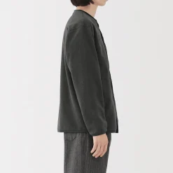 Cardigan en polaire de polyester recyclé pour homme