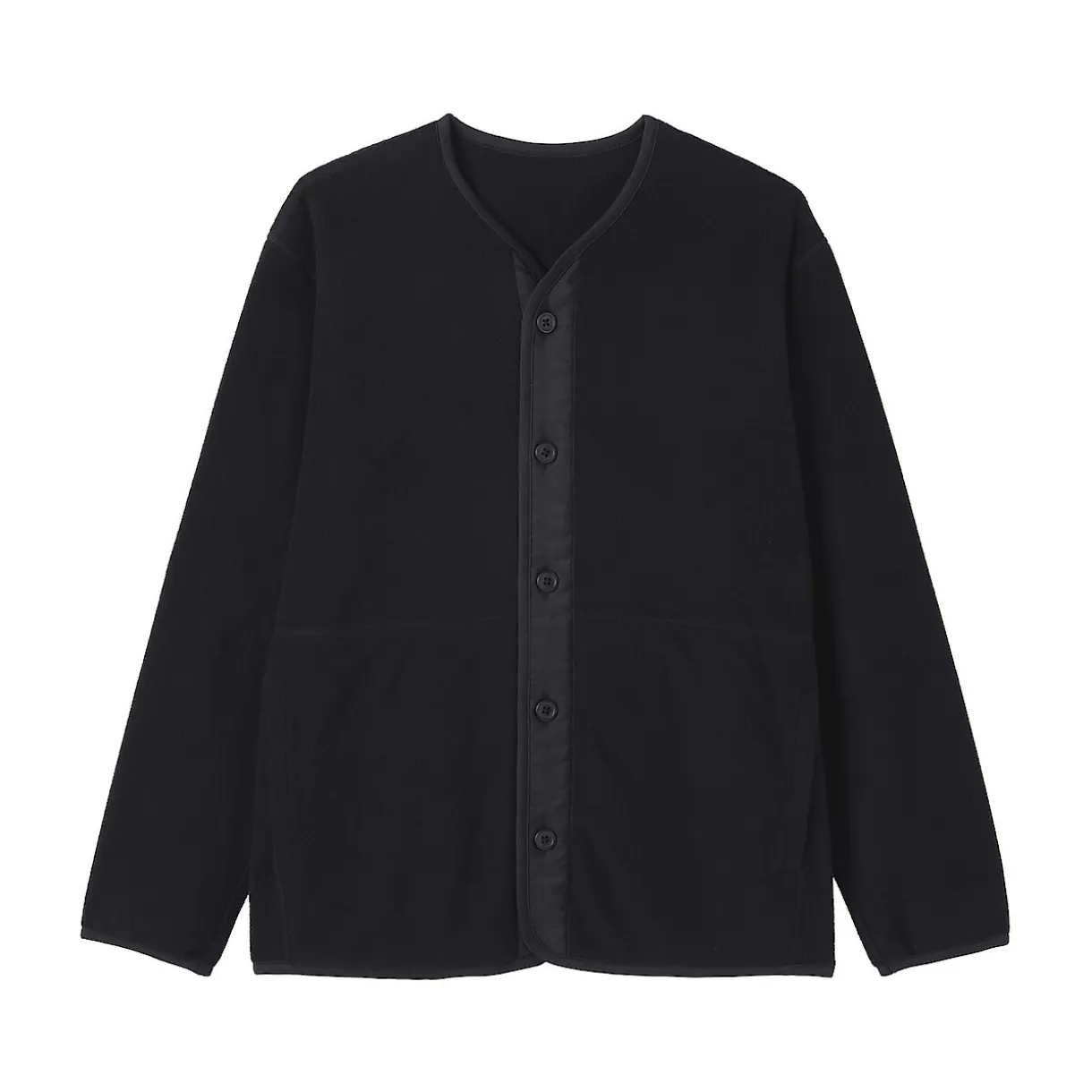 Cardigan en polaire de polyester recyclé pour homme