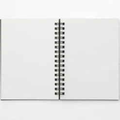 Carnet double spirale en papier recyclé A6