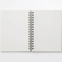 Carnet double spirale en papier recyclé A6