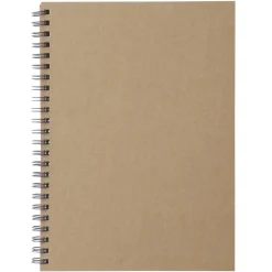 Carnet double spirale en papier recyclé A5