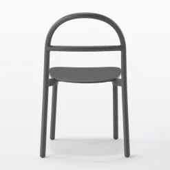 Chaise en aluminium - Gris foncé