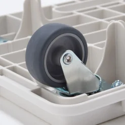 Chariot plateforme modulaire en polypropylène recyclé