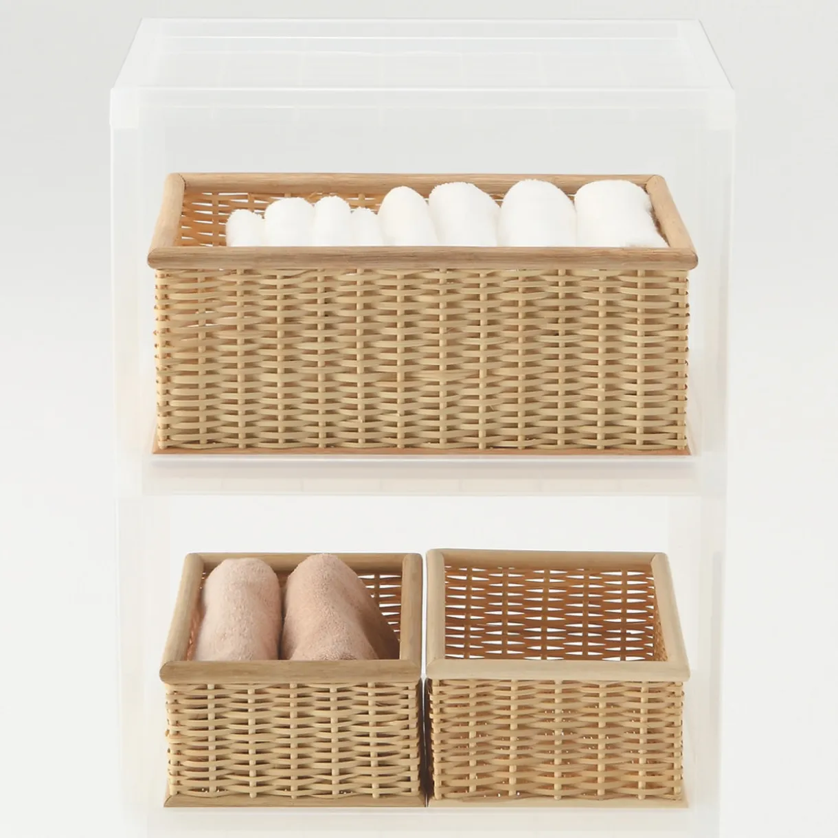 Chariot PP 3 étages L29X P41.5X H83cm