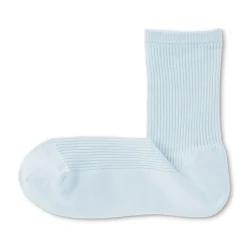 Chaussettes avec bord confortable et rayures pour femme