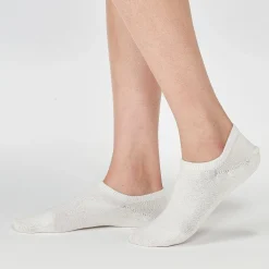 Chaussettes basses à angle droit femme