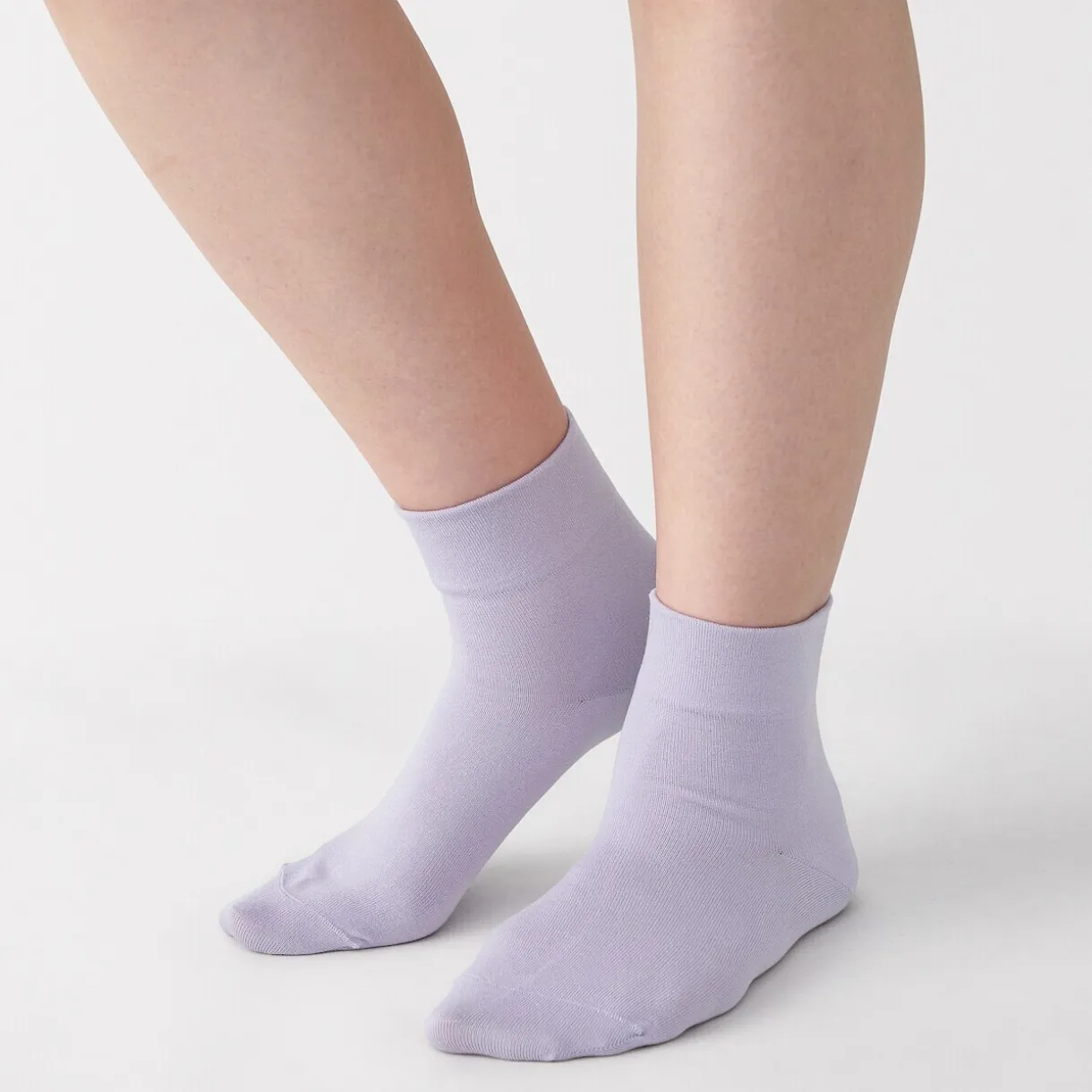 Chaussettes cheville en modal mélangé à angle droit avec bord confortable pour femme