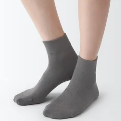 Chaussettes cheville en modal mélangé à angle droit avec bord confortable pour femme