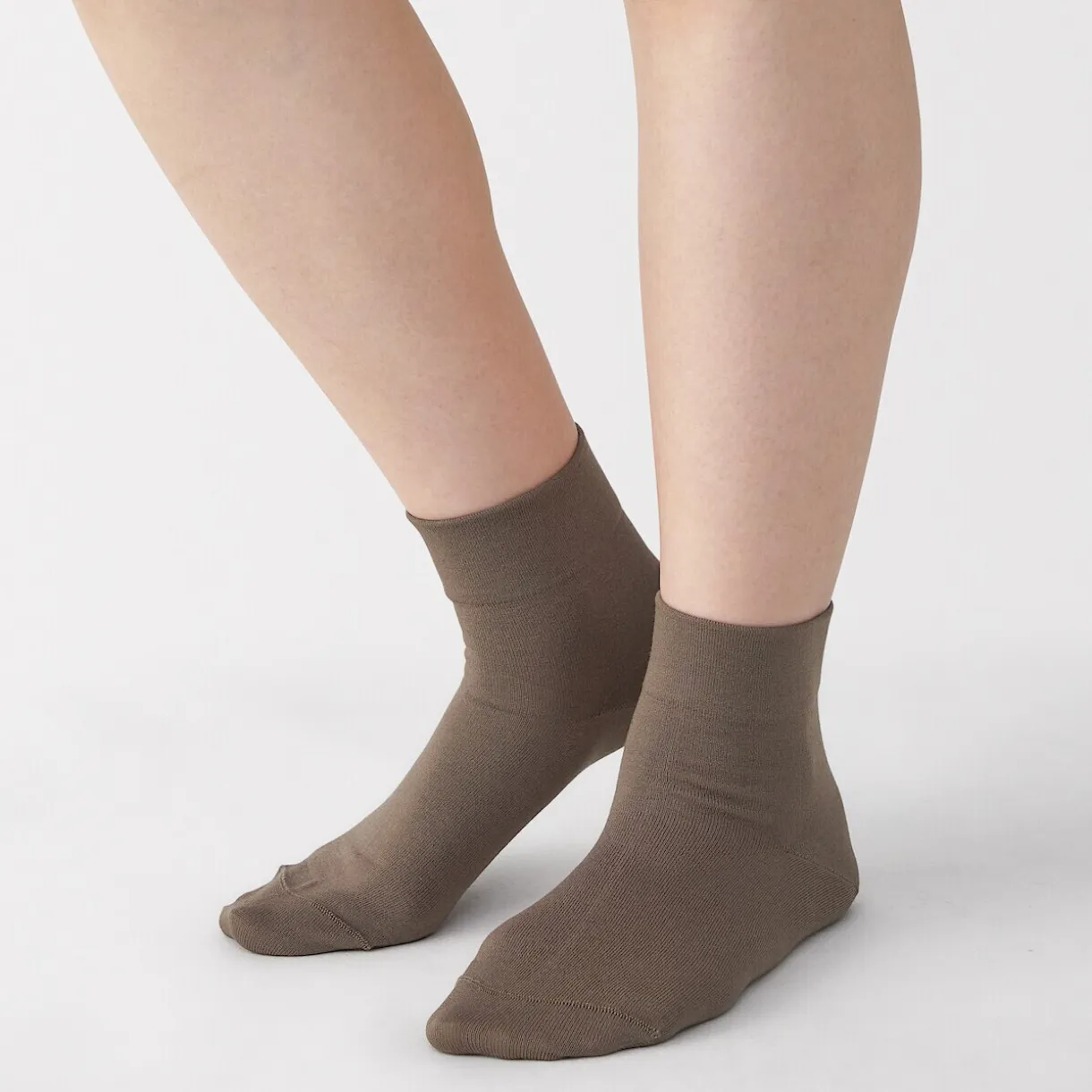 Chaussettes cheville en modal mélangé à angle droit avec bord confortable pour femme