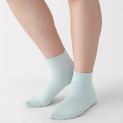 Chaussettes cheville en modal mélangé à angle droit avec bord confortable pour femme