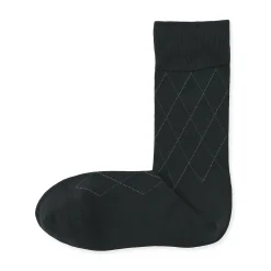 Chaussettes chic Argyle en coton mélangé pour homme