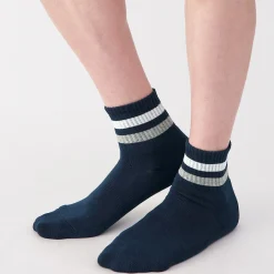 Chaussettes courtes doublées en peluche à angle droit pour homme