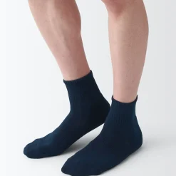 Chaussettes courtes en peluche à angle droit pour homme