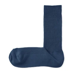 Chaussettes côtelées à angle droit pour homme