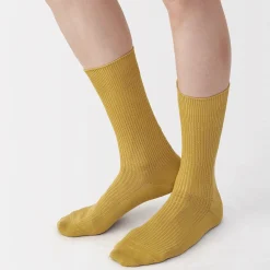 Chaussettes côtelées à angle droit pour homme