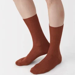 Chaussettes côtelées à angle droit pour homme