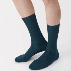 Chaussettes côtelées à angle droit pour homme
