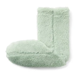 Chaussettes d'intérieur en polyester recyclé et molleton Boa pour femme