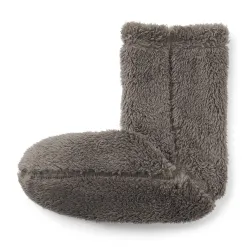 Chaussettes d'intérieur en polyester recyclé et molleton Boa pour femme