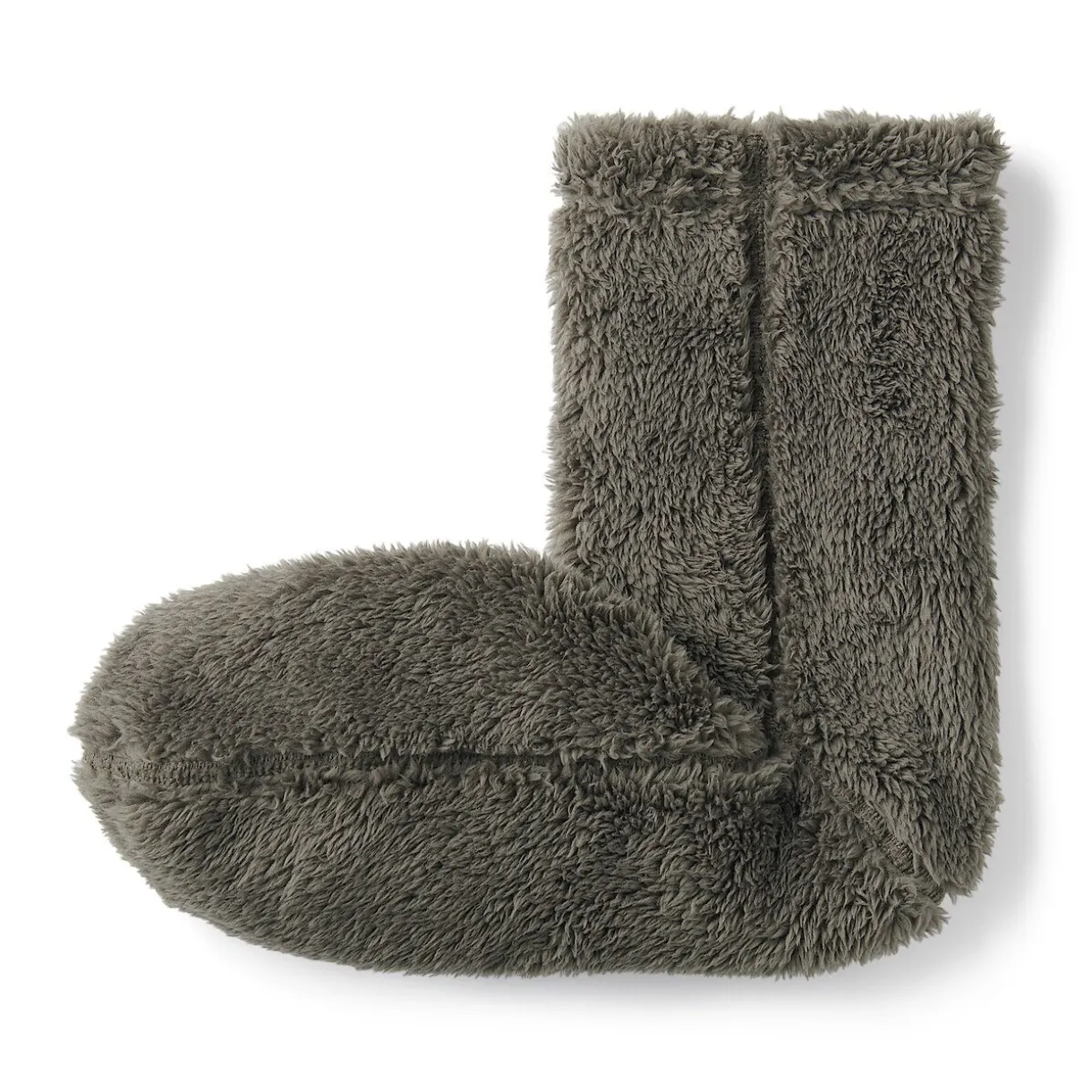 Chaussettes d'intérieur en polyester recyclé et molleton Boa pour homme