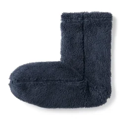 Chaussettes d'intérieur en polyester recyclé et molleton Boa pour homme