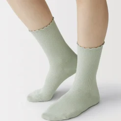 Chaussettes en modal mélangé à angle droit avec bord confortable pour femme