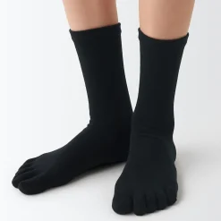 Chaussettes Tabi à 5 orteils à angle droit pour femme