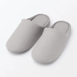 Chaussons mules à semelle intérieure en coton