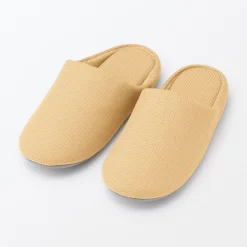 Chaussons mules à semelle intérieure en coton