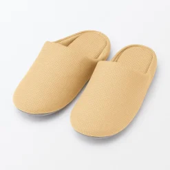Chaussons mules à semelle intérieure en coton