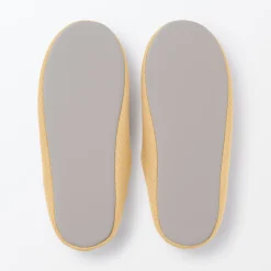 Chaussons mules à semelle intérieure en coton