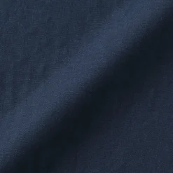 Chemise à col mao en double gaze de kapok mélangé pour homme