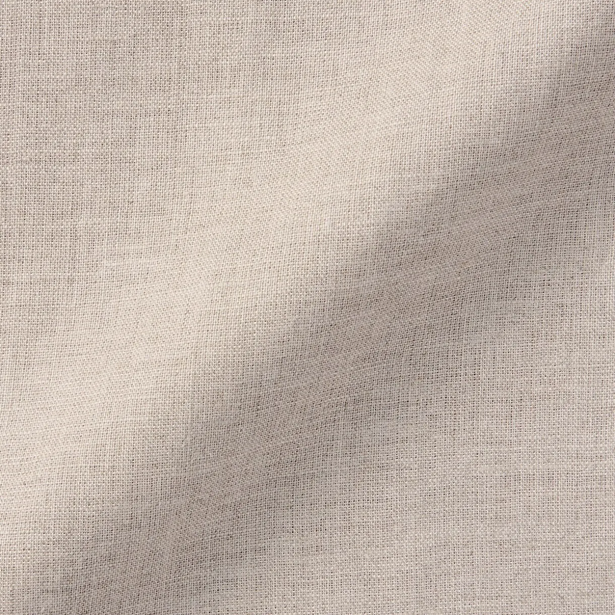 Chemise à col mao en lin lavé pour homme